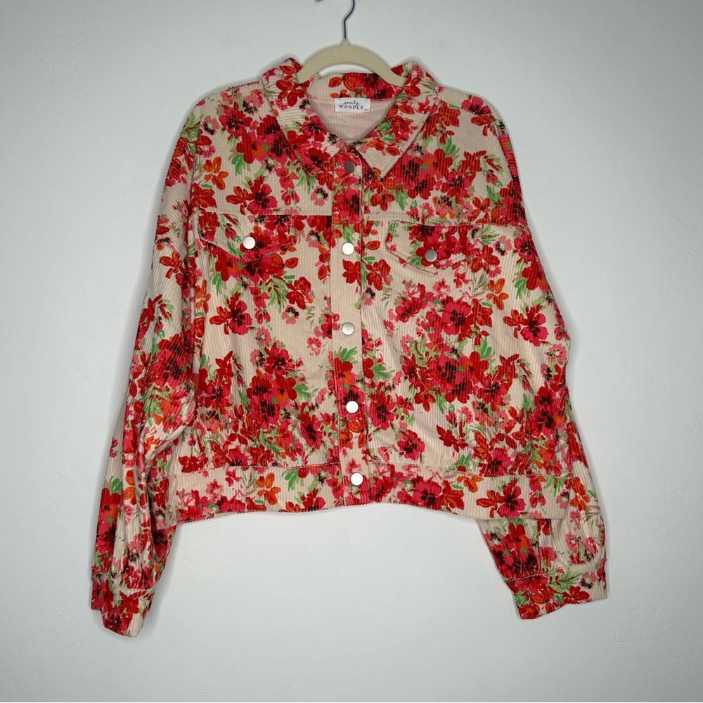 Floral Bomber Jacket